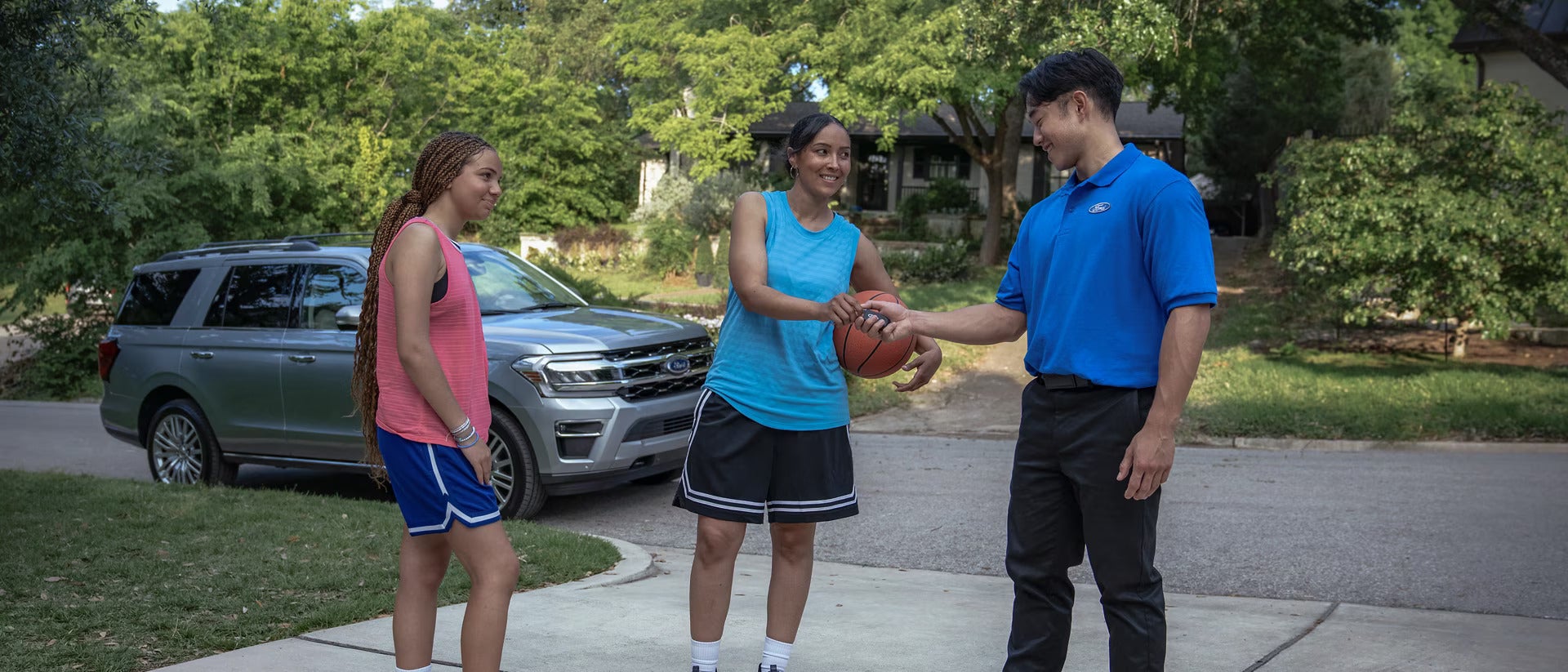 Ford Edge SUV on a scenic road demonstrating performance and style
