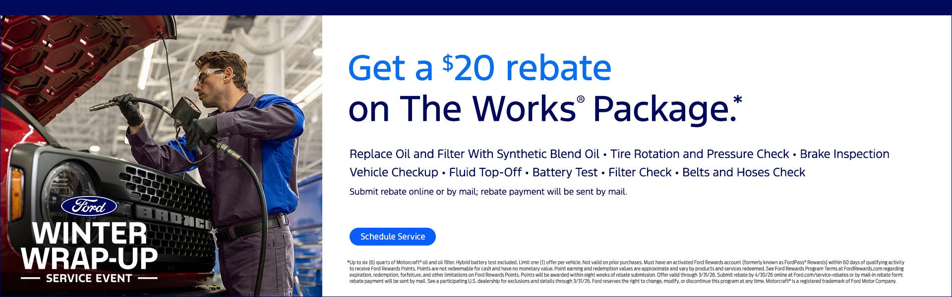 Get a $20 rebate on The Works® Package