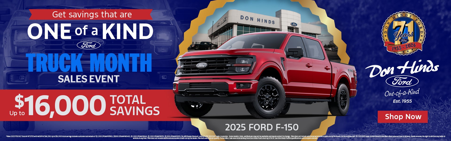 2025 Truck Month Sales Event at Don Hinds Ford